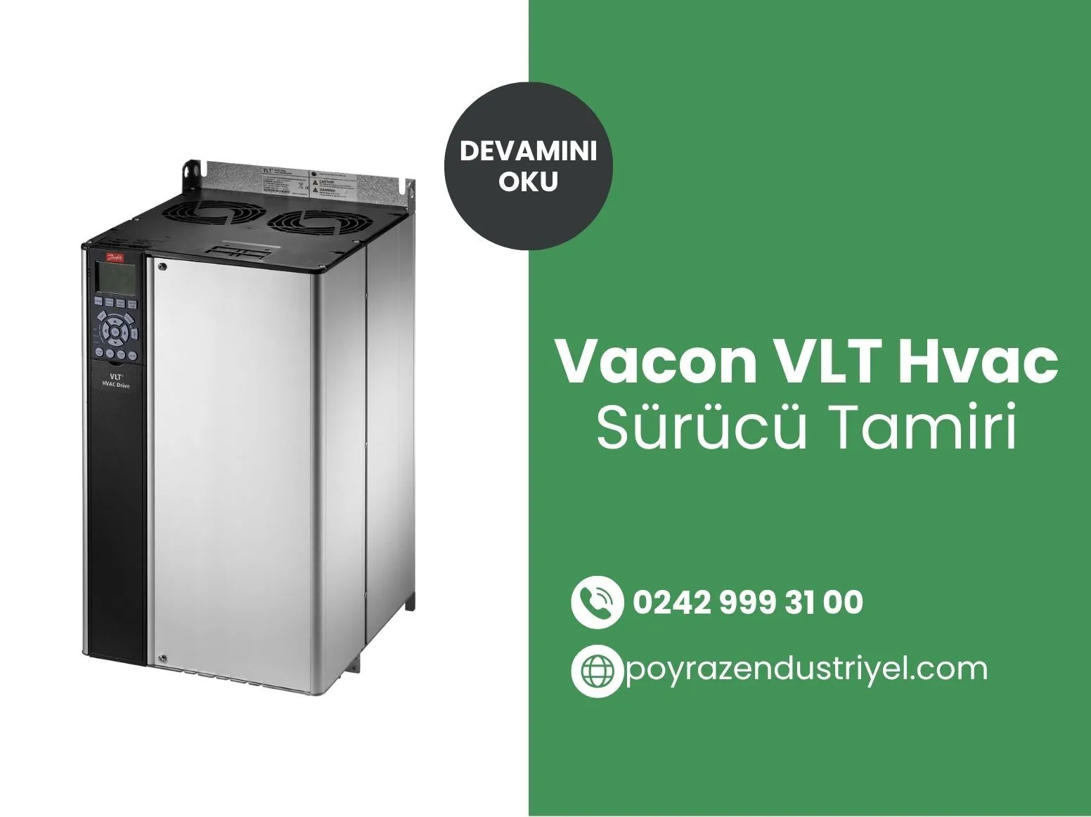 Vacon VLT Hvac Sürücü Tamiri